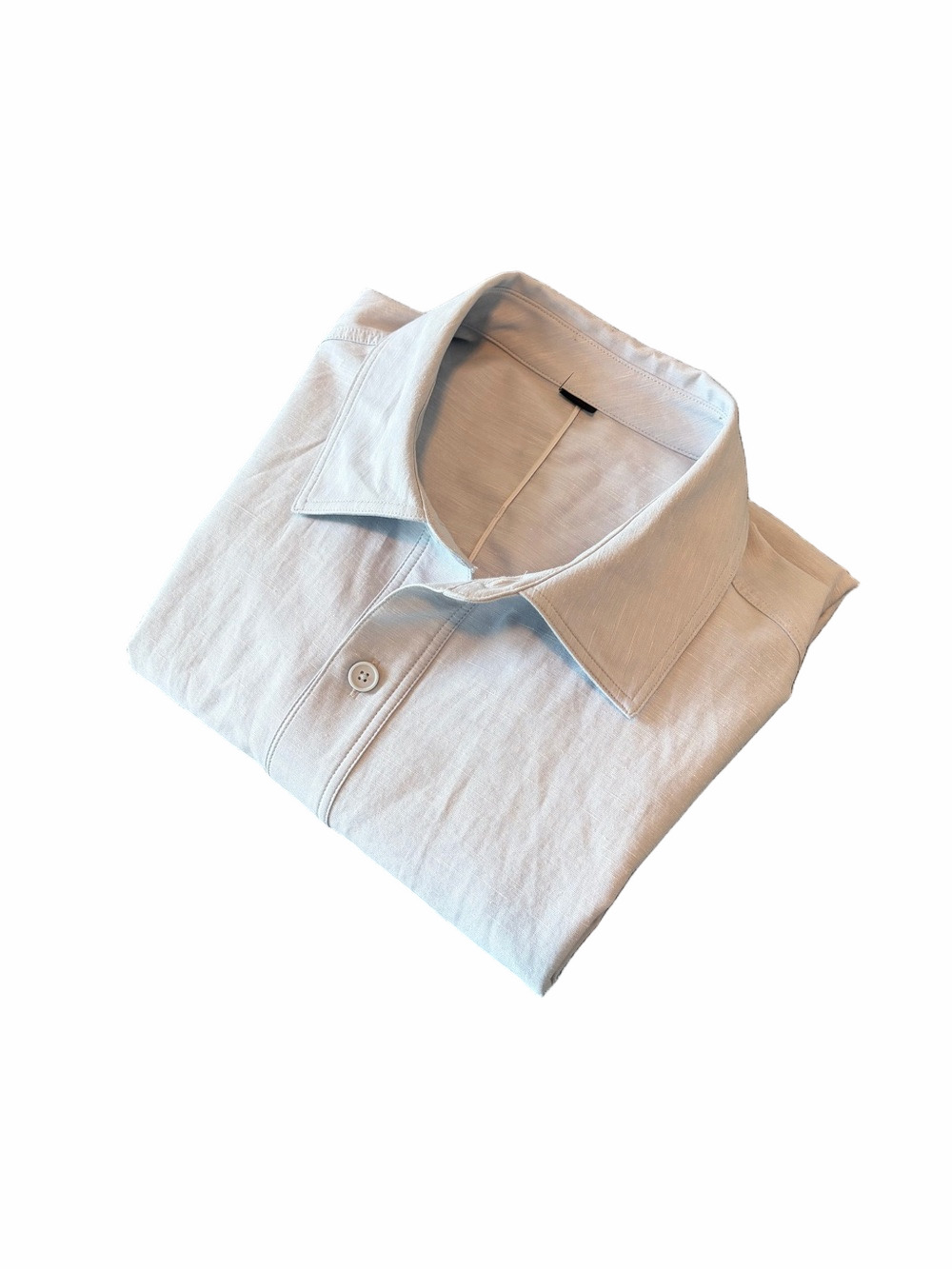 Lululemon Commission Men's Light Blue Button-Up Shirt Size Medium
